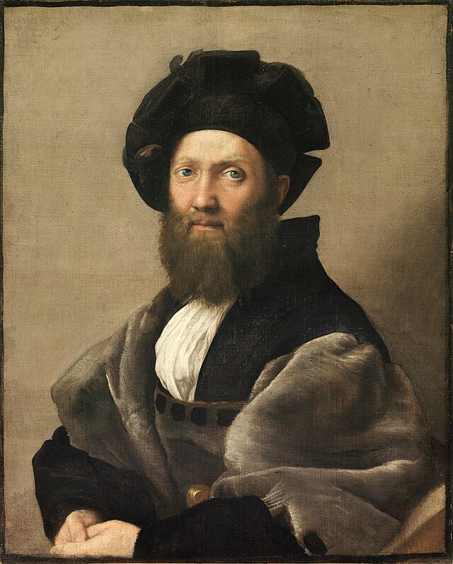 Retrato de Baldassare Castiglione de Rafael Sanzio