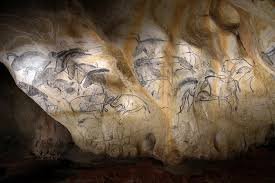 Figuras animales en la cueva de Chauvet, una de las más antiguas manifestaciones del arte rupestre europeo